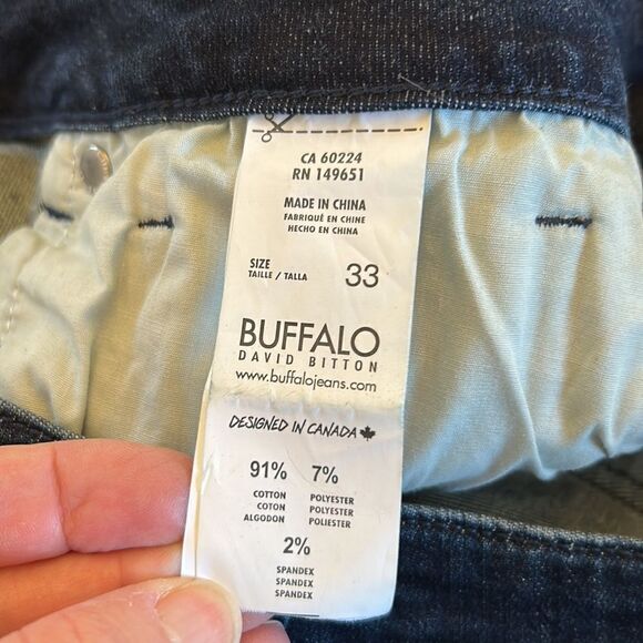 Buffalo David Bitton mid rise boot cut jeans Size 33 EUC - Picture 10 of 12